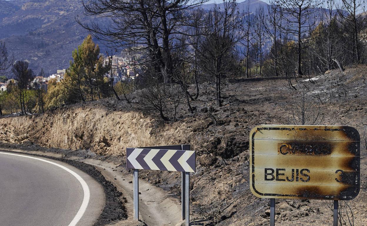 Los vecinos de Bejís ya pueden volver a sus casas.