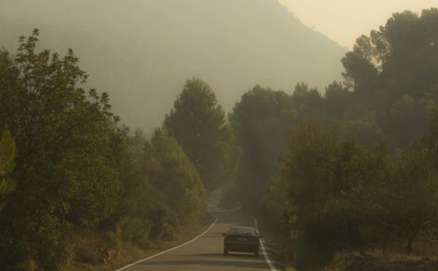 ¿A cuánto se ha quedado el incendio de Bejís de entrar en la Sierra Calderona?