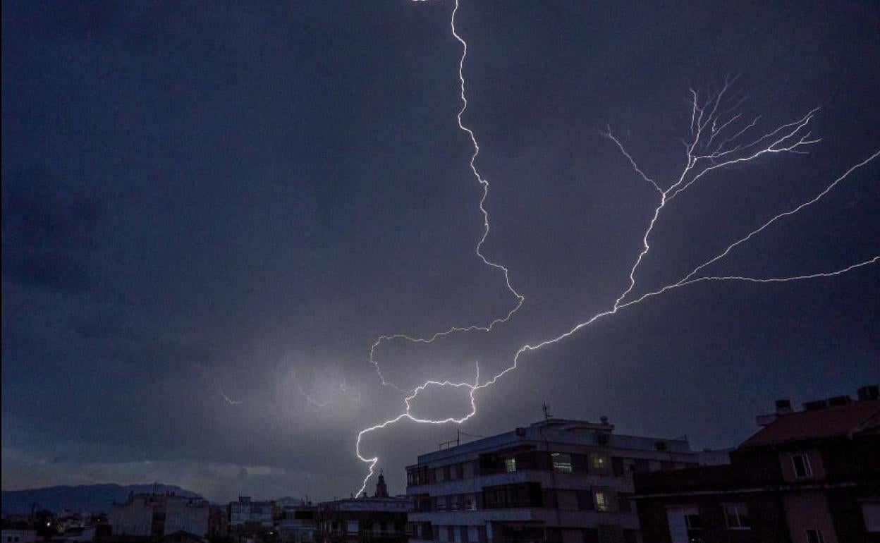 Tormentas en Valencia.