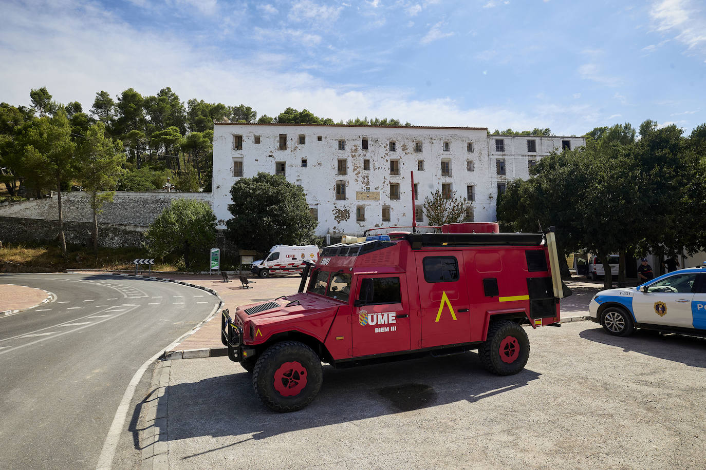 La reapertura de las carreteras permite regresar al santuario de Altura.