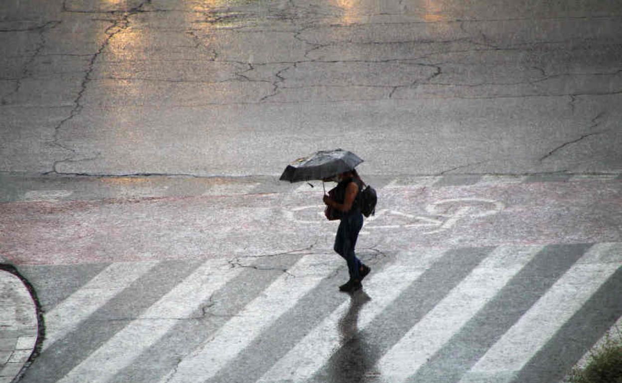 Lluvias en Valencia.