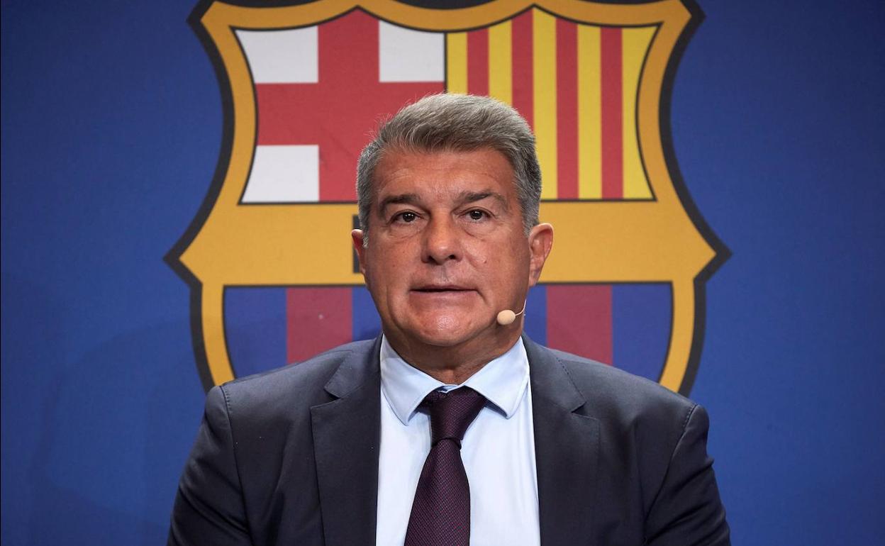 Joan Laporta, presidente del Barça. 