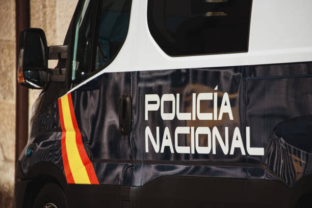 Furgón de la Policía Nacional.