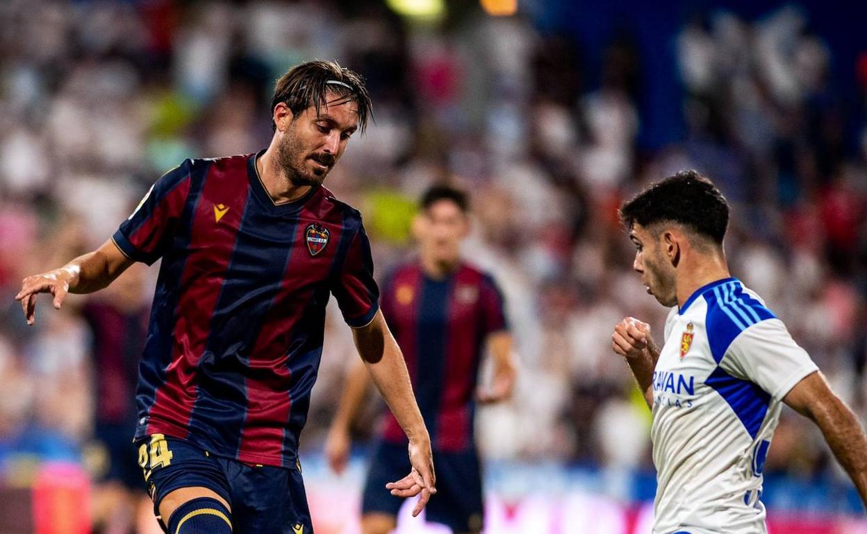 José Campaña, durante el partido del pasado sábado contra el Zaragoza.