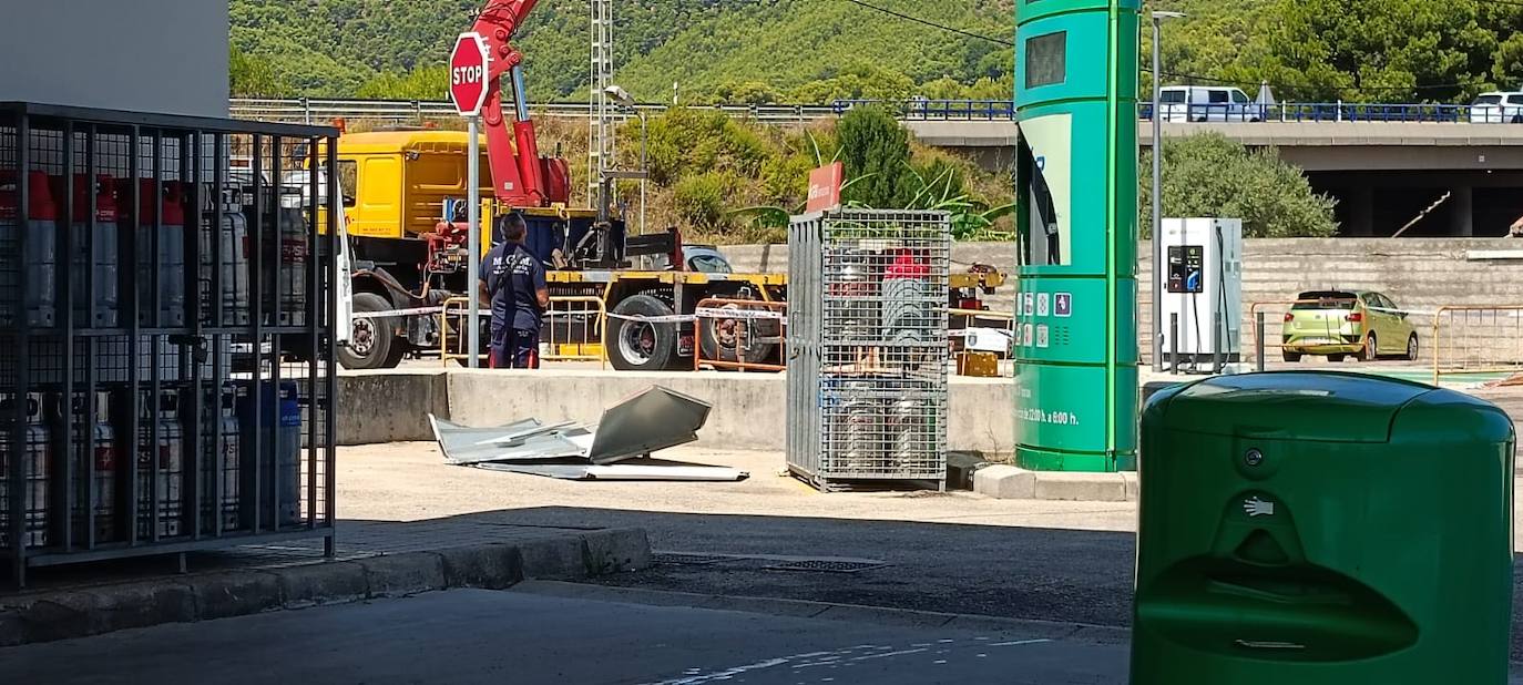 Fotos: Efectos del temporal de lluvia y viento a su paso por Xàtiva