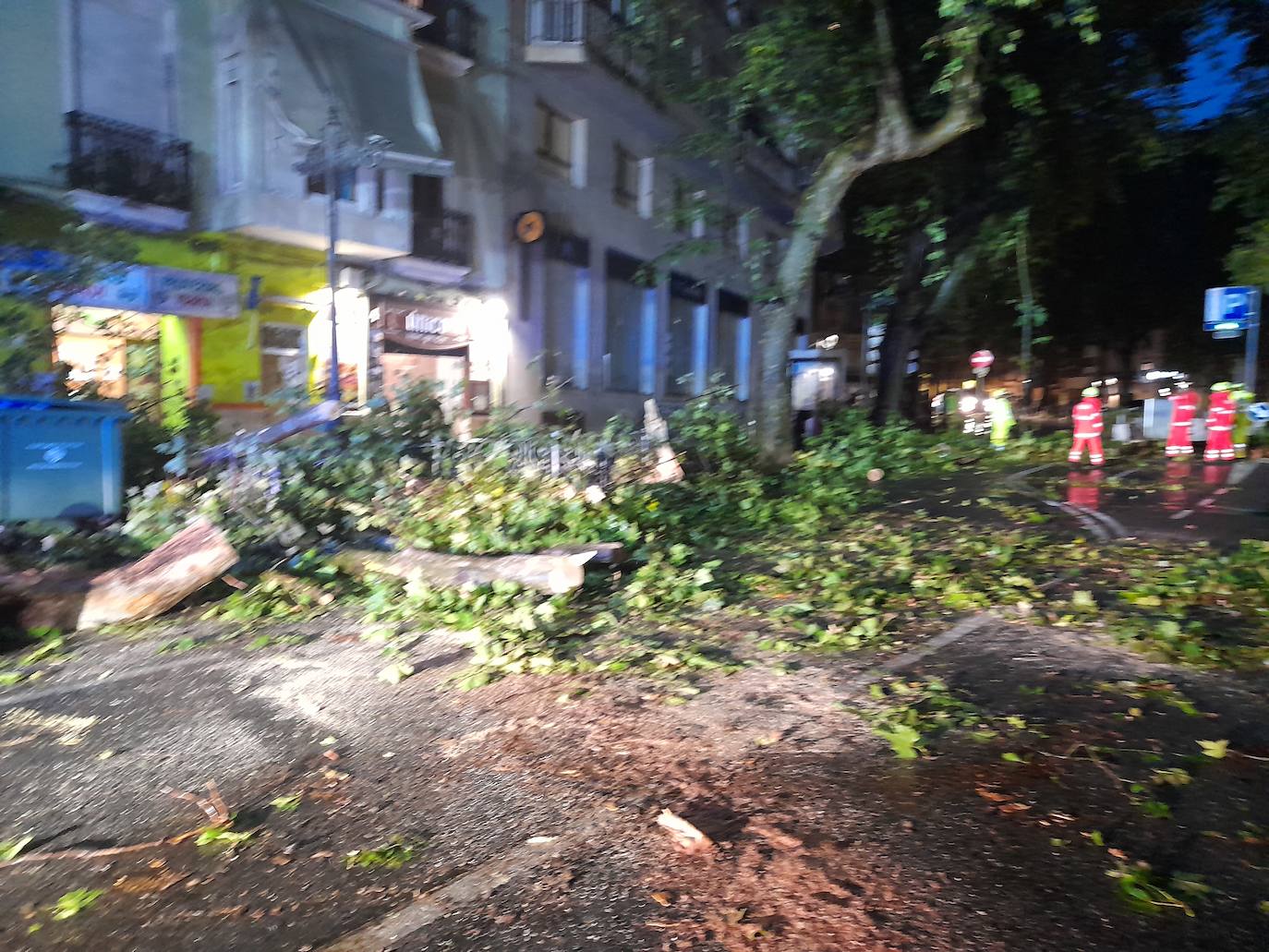 Fotos: Efectos del temporal de lluvia y viento a su paso por Xàtiva