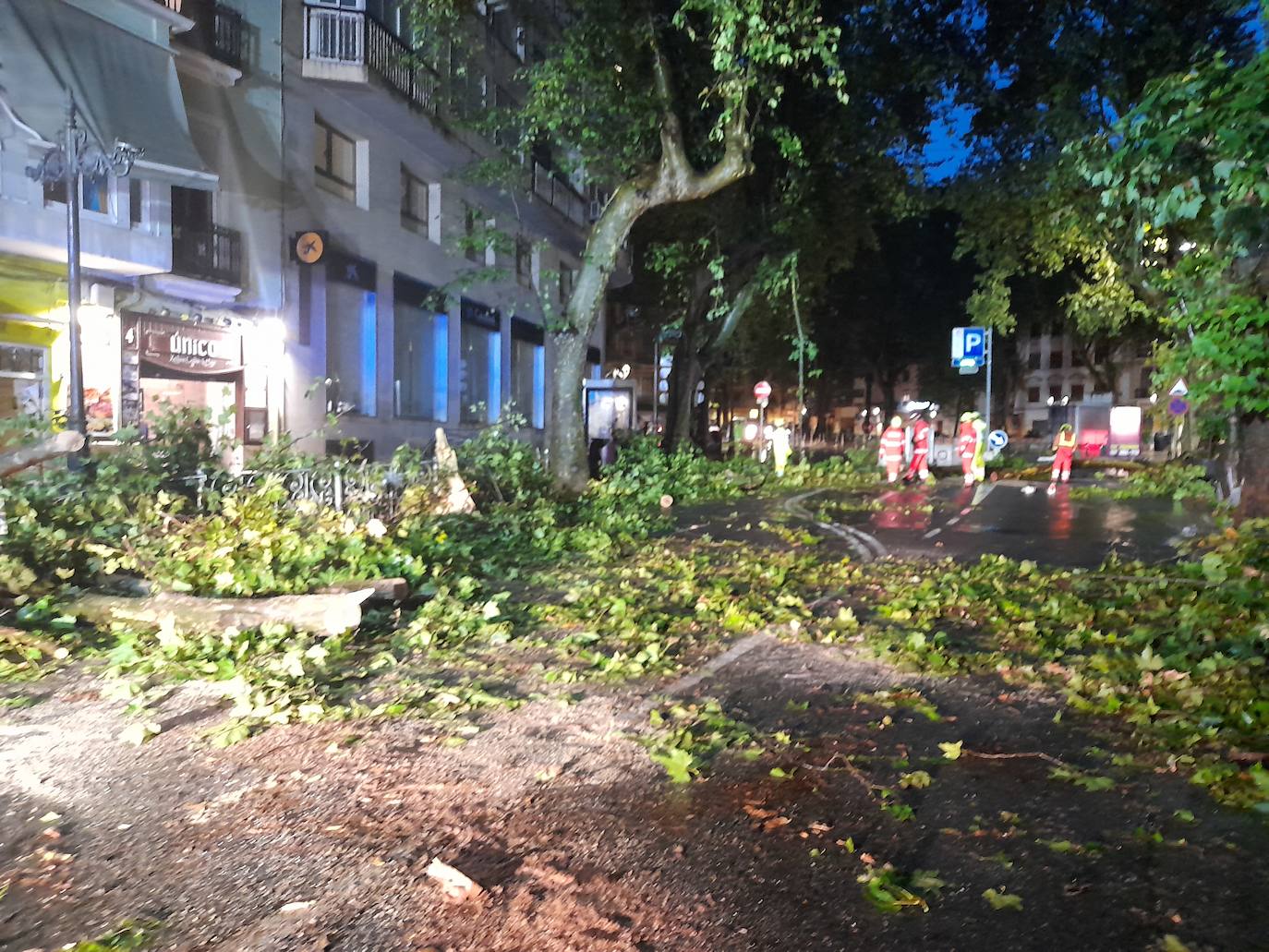 Fotos: Efectos del temporal de lluvia y viento a su paso por Xàtiva