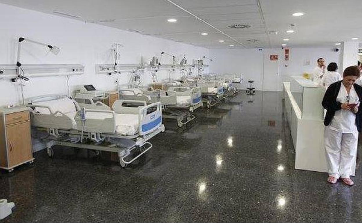 Interior del hospital de Llíria. 