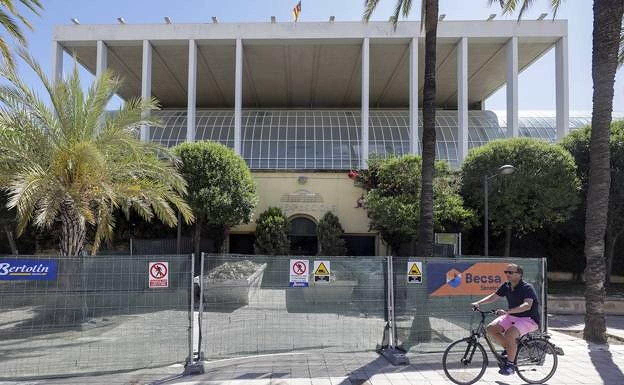 Exterior del Palau de la Música. 