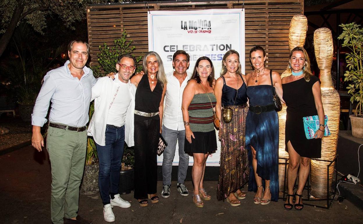 Ignacio Aguirre, José Mª Gimeno, Mª Angeles Alemany, Juan Piqueras, Belén Bolás, Silvia Miralles, Ana Navarro y Cristina Bordils.