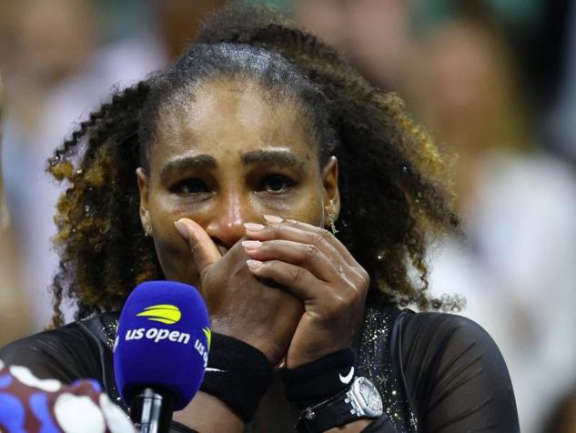 Serena, muy emocionada, dedica unas palabras.