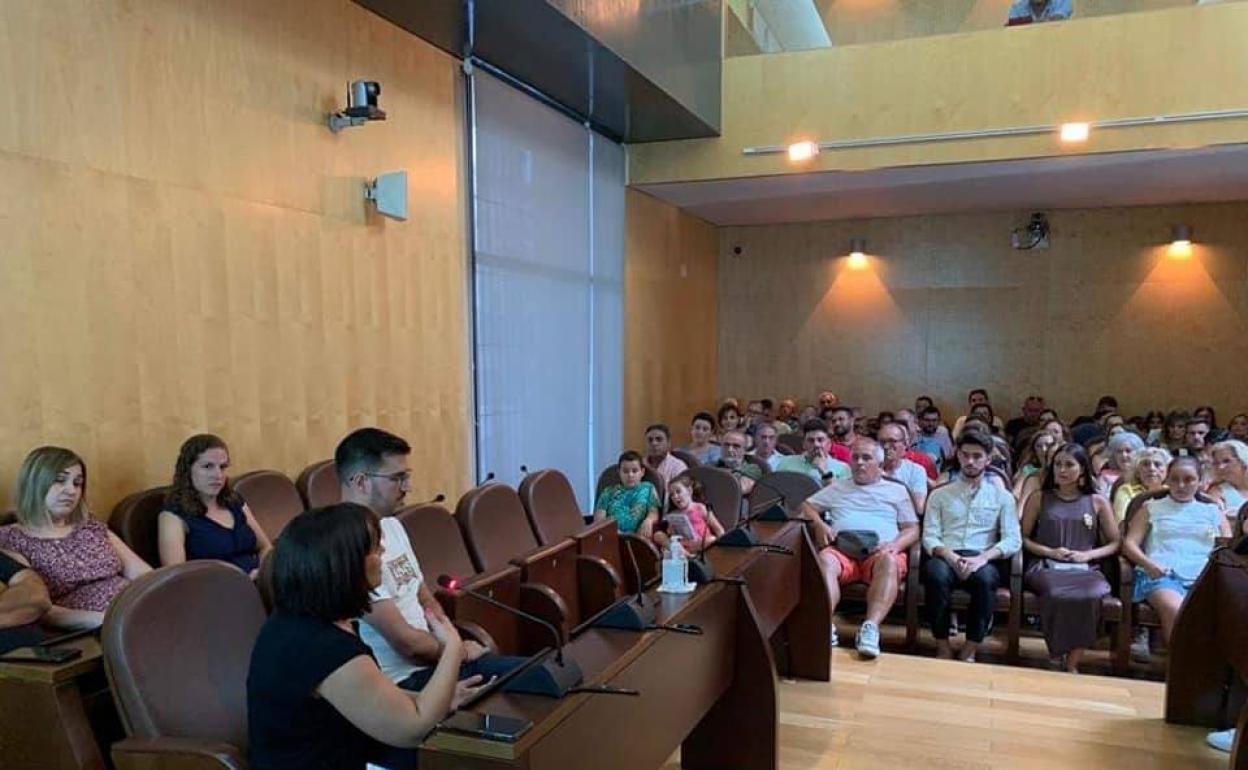 La presentación del libro de fiestas. 