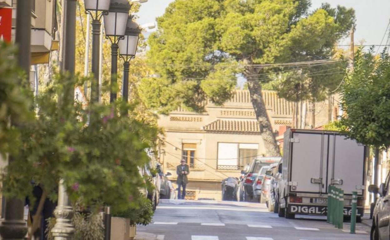 Una calle de l'Eliana. 