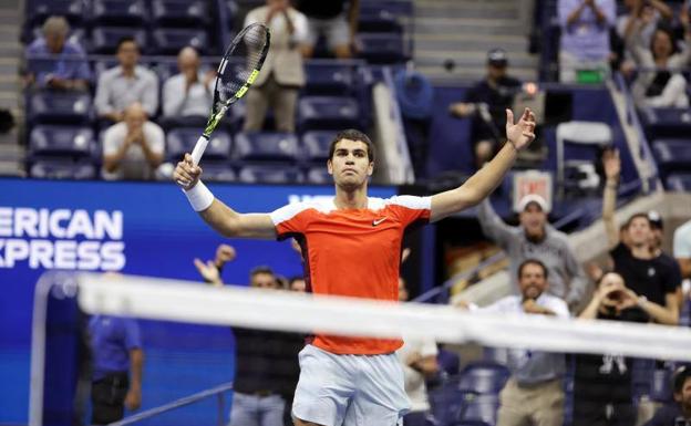 Un épico Alcaraz se mete en las semifinales del US Open tras superar a Sinner