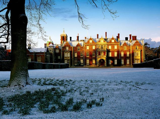 Palacio de Sandringham (Norfolk, Inglaterra). 