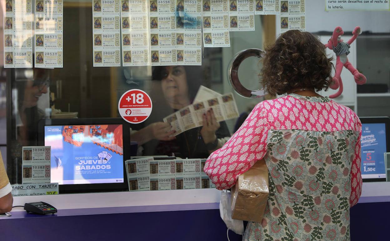 Una administración de lotería. 