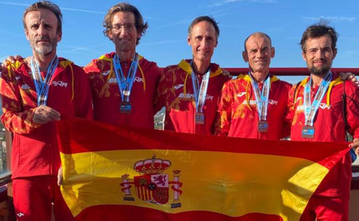 El valenciano Iván Penalba, a la derecha, lideró al combinado español. 