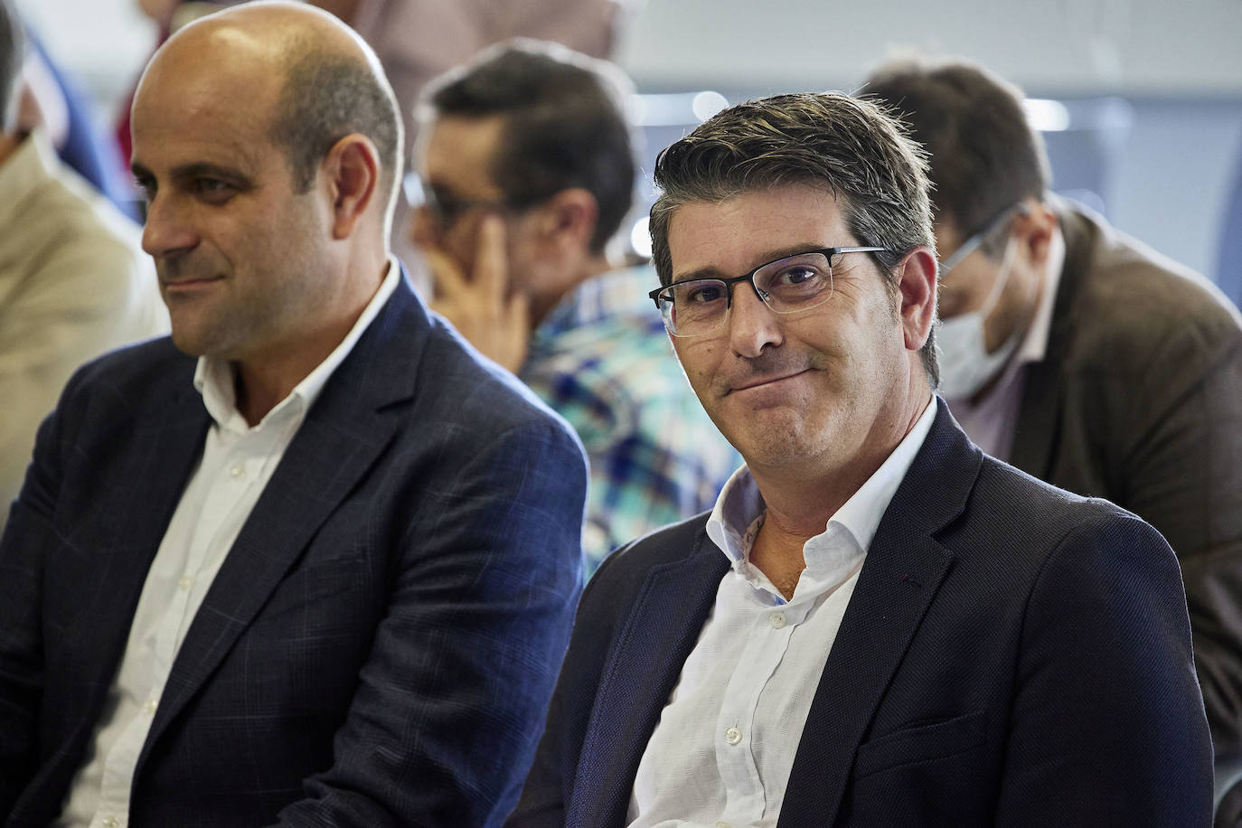 El expresidente de la Diputación de Valencia, Jorge Rodríguez, en la Ciudad de la Justicia de Valencia. 