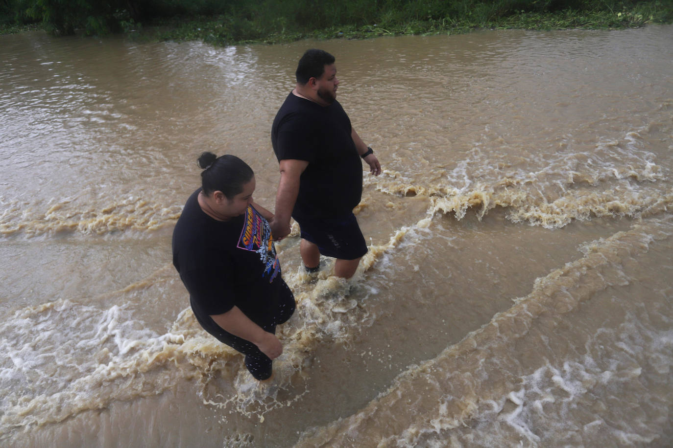 Efectos del huracán Fiona. 