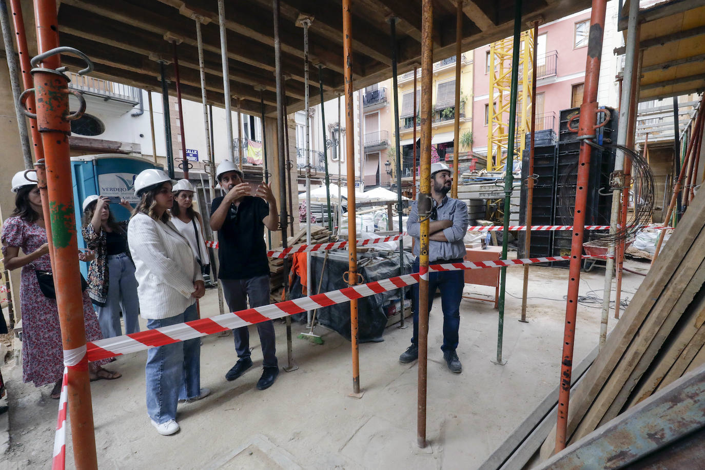 Fotos: Así avanzan las obras de la Casa del Relojero de Valencia