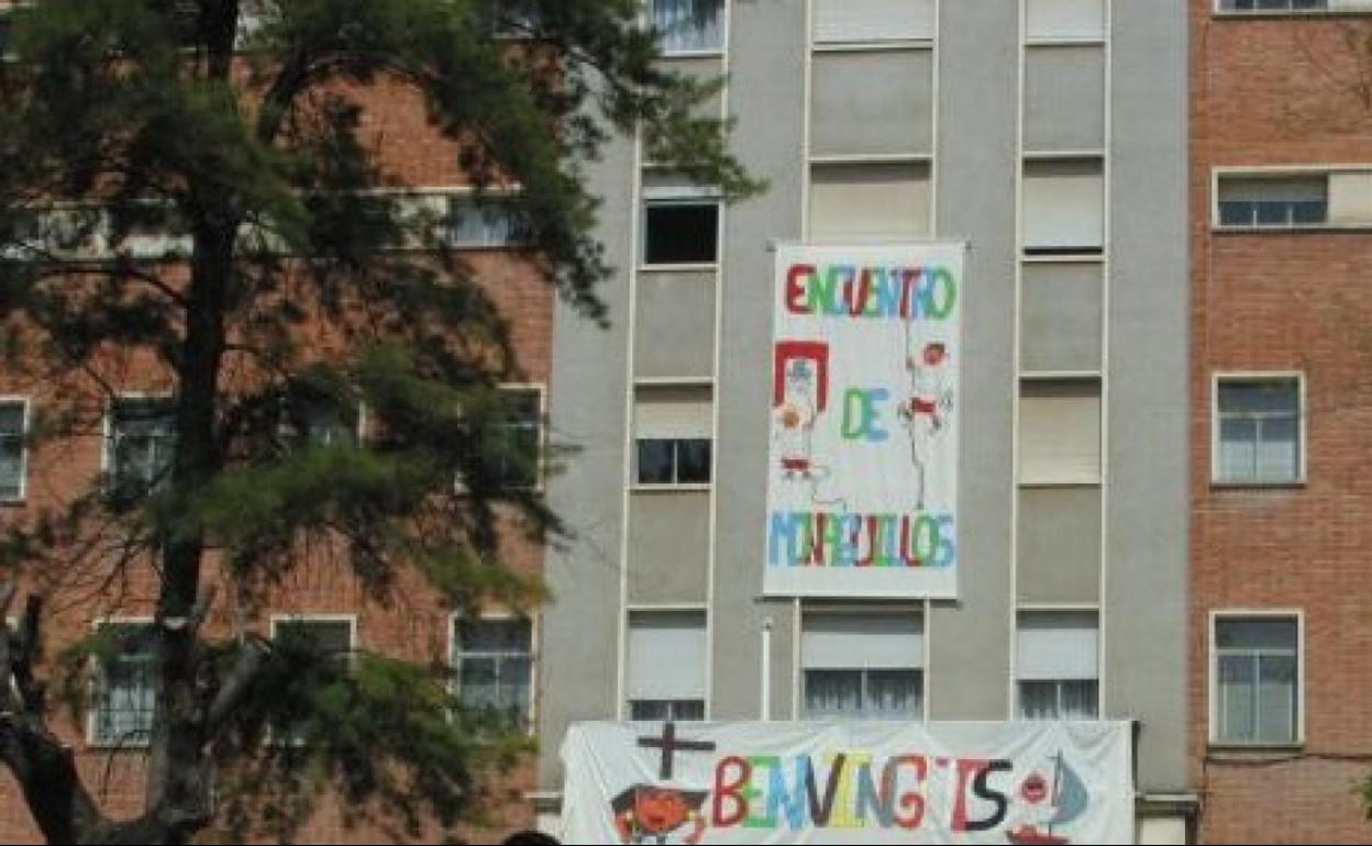 Fachada del Seminario Menor de Xàtiva. 