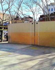 Imagen secundaria 2 - Canchas de one wall que se pueden encontrar paseando por Nueva York. LP