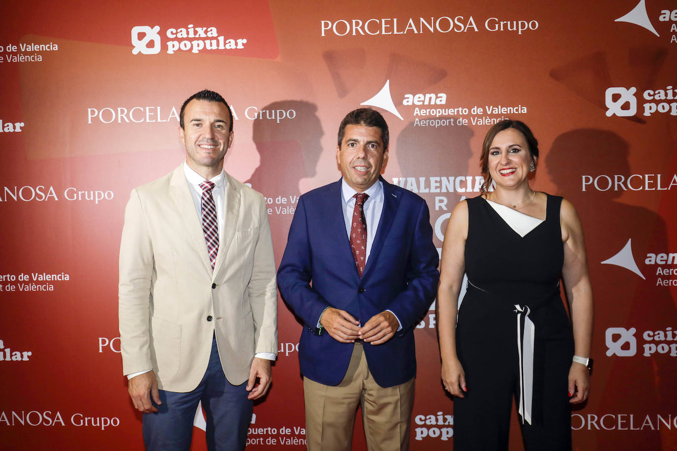 El presidente provincial del PP de Valencia, Vicente Mompó; el presidente del PPCV, Carlos Mazón, y la secretaria general de los populares valencianos, María José Catalá.