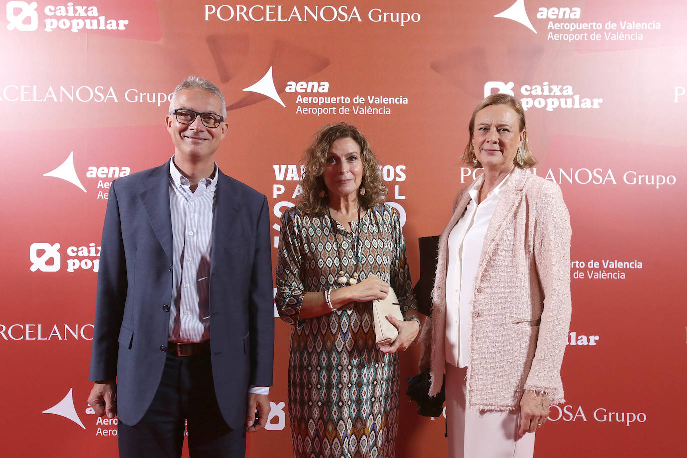 Jesús Gil, Amparo Ferrando e Inmaculada Martínez, de la Fundación Coso.