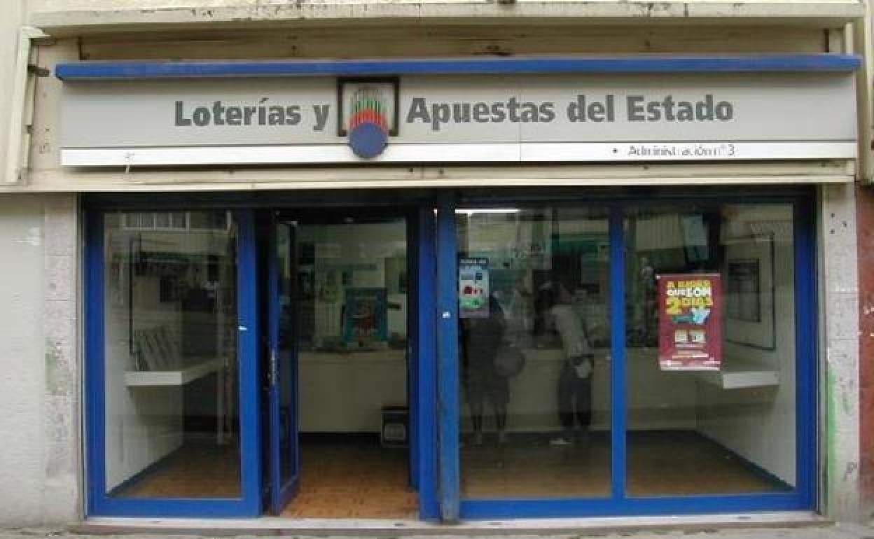 Una administración de Loterías y Apuestas del Estado.