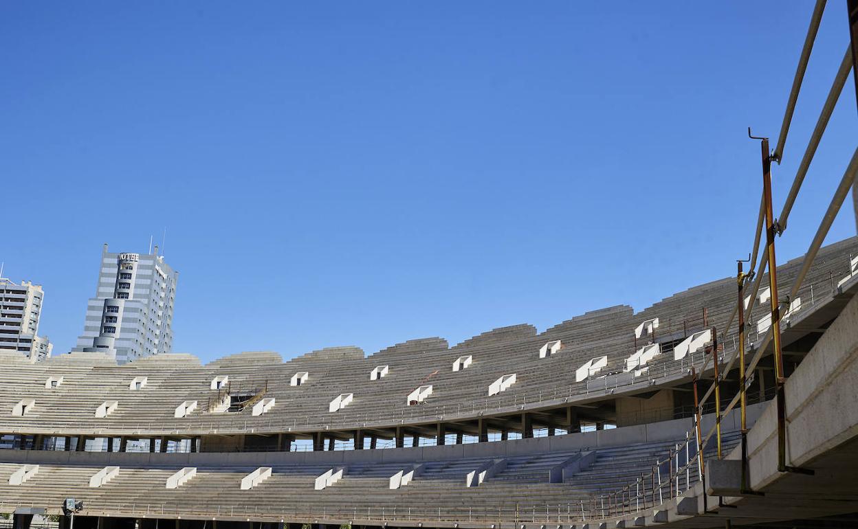 Aspecto del nuevo Mestalla. 