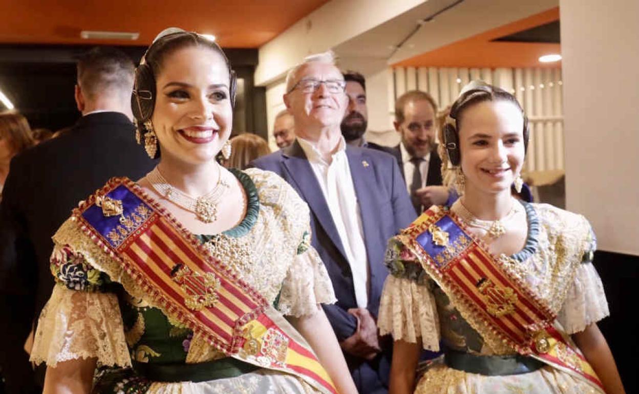 Carmen Martín y Nerea López, falleras mayores de Valencia 2022.