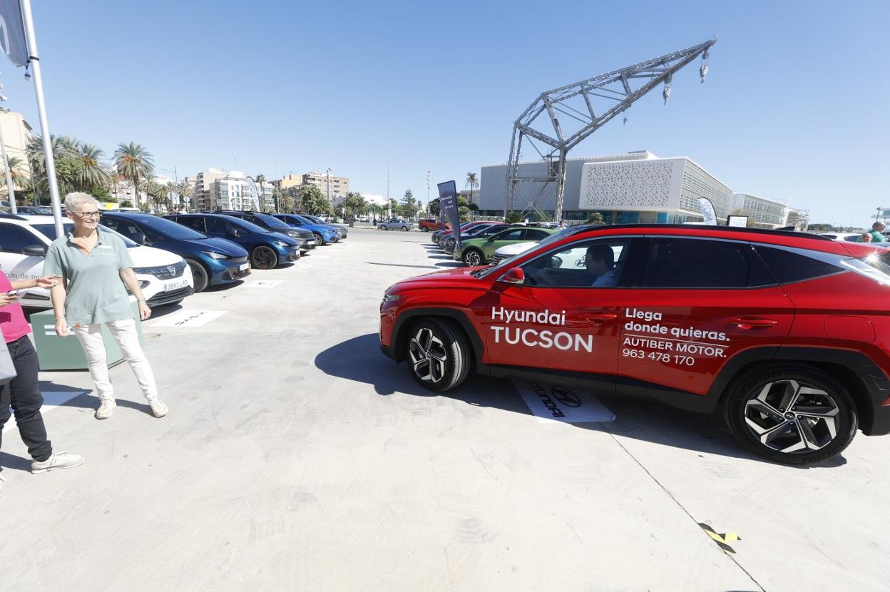 Durante el fin de semana se realizaron más de 800 pruebas de vehículos ecológicos en La Marina. signes