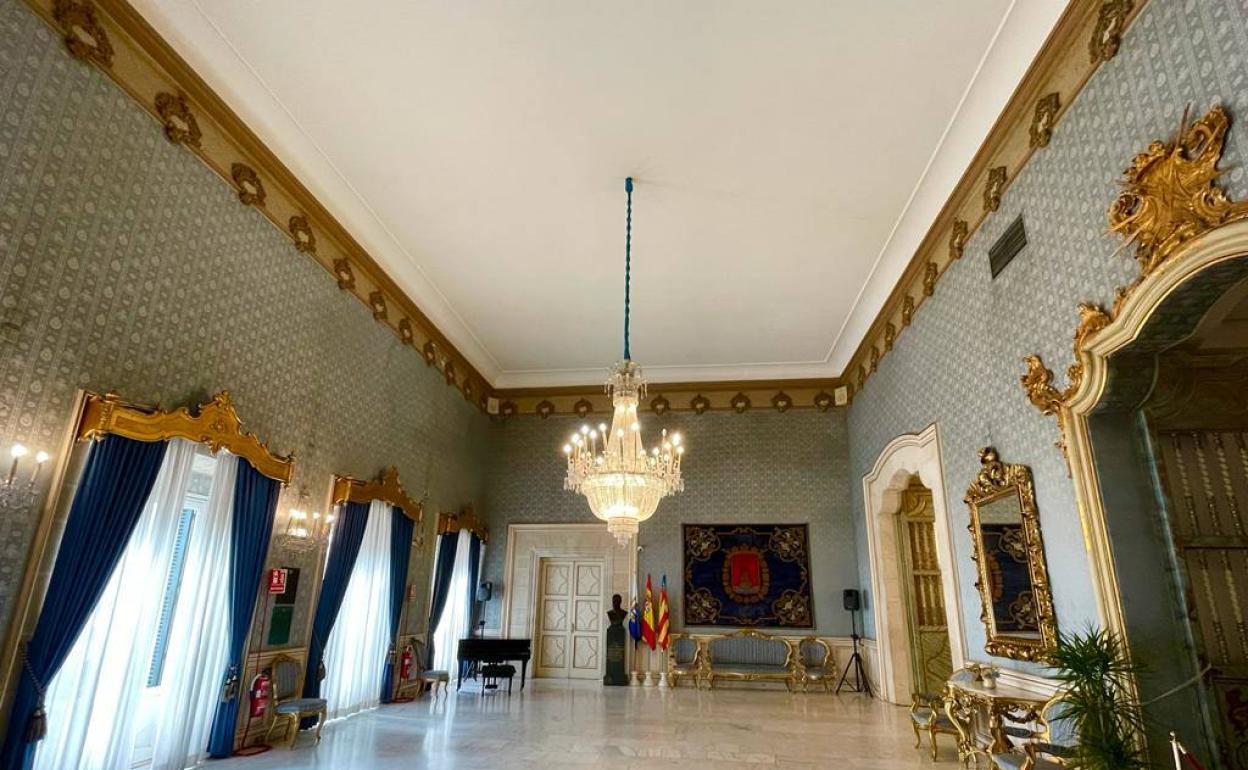 Salón Azul del Ayuntamiento de Alicante. 