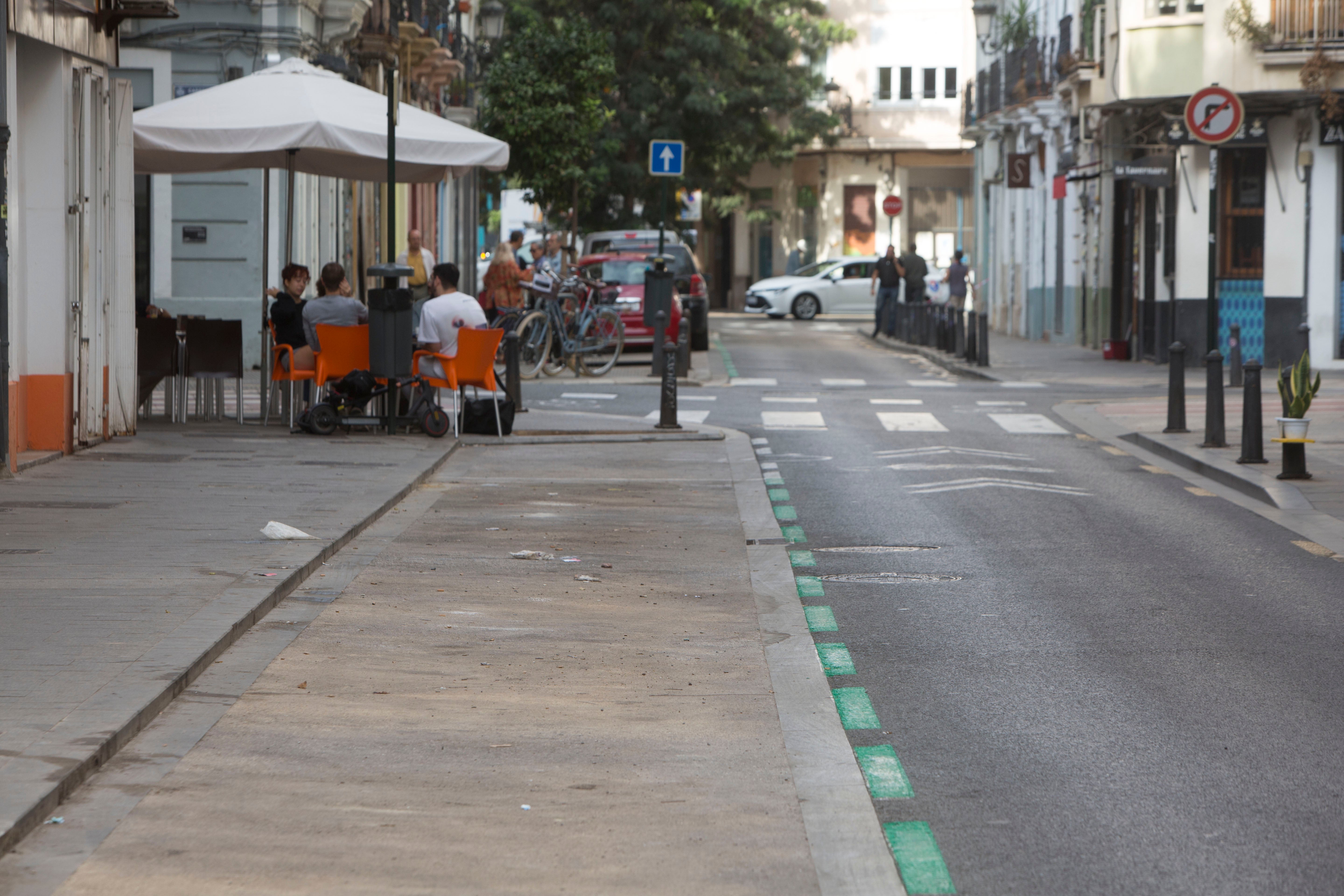 Fotos: El parking de colores de Ruzafa se estrena con fracaso