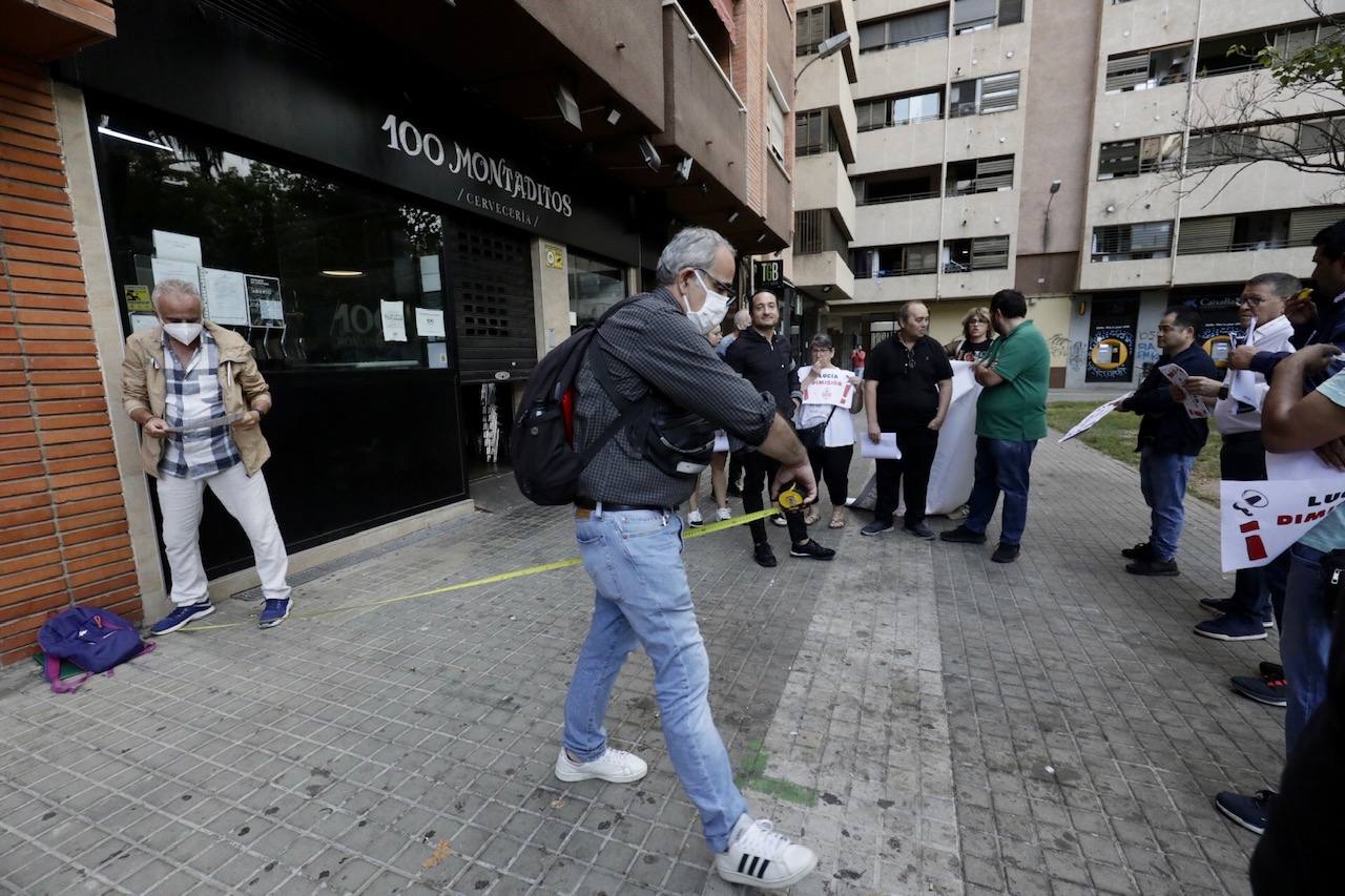 Los hosteleros reclaman soluciones al Ayuntamiento.