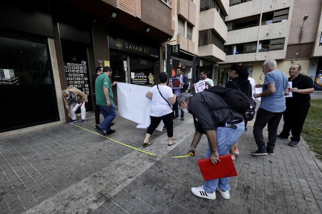 Los hosteleros reclaman soluciones al Ayuntamiento.