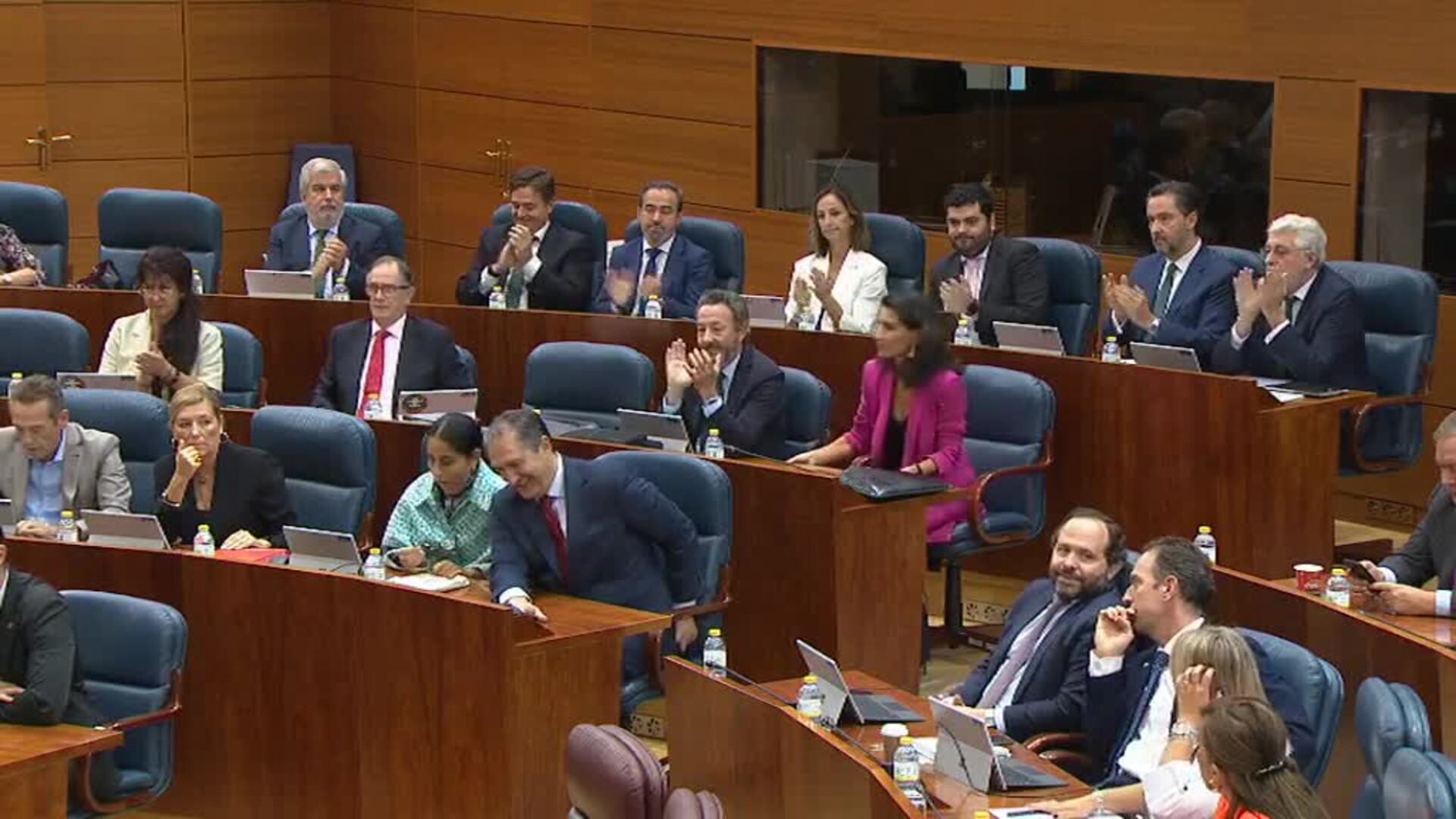 La oposición de la Asamblea de Madrid pide a la presidente Ayuso que cese a su vicepresidente