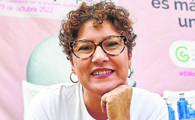 Lola Martínez, superviviente de un cáncer de mama.