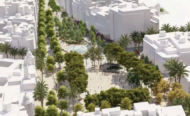 Nueva plaza del Ayuntamiento de Valencia | El proyecto Re-Natura gana el  concurso para la reforma de la plaza del Ayuntamiento | Las Provincias
