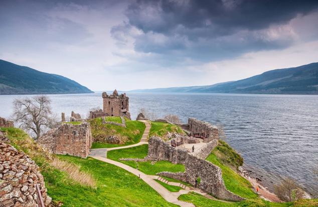 Lago Ness, Escocia. 