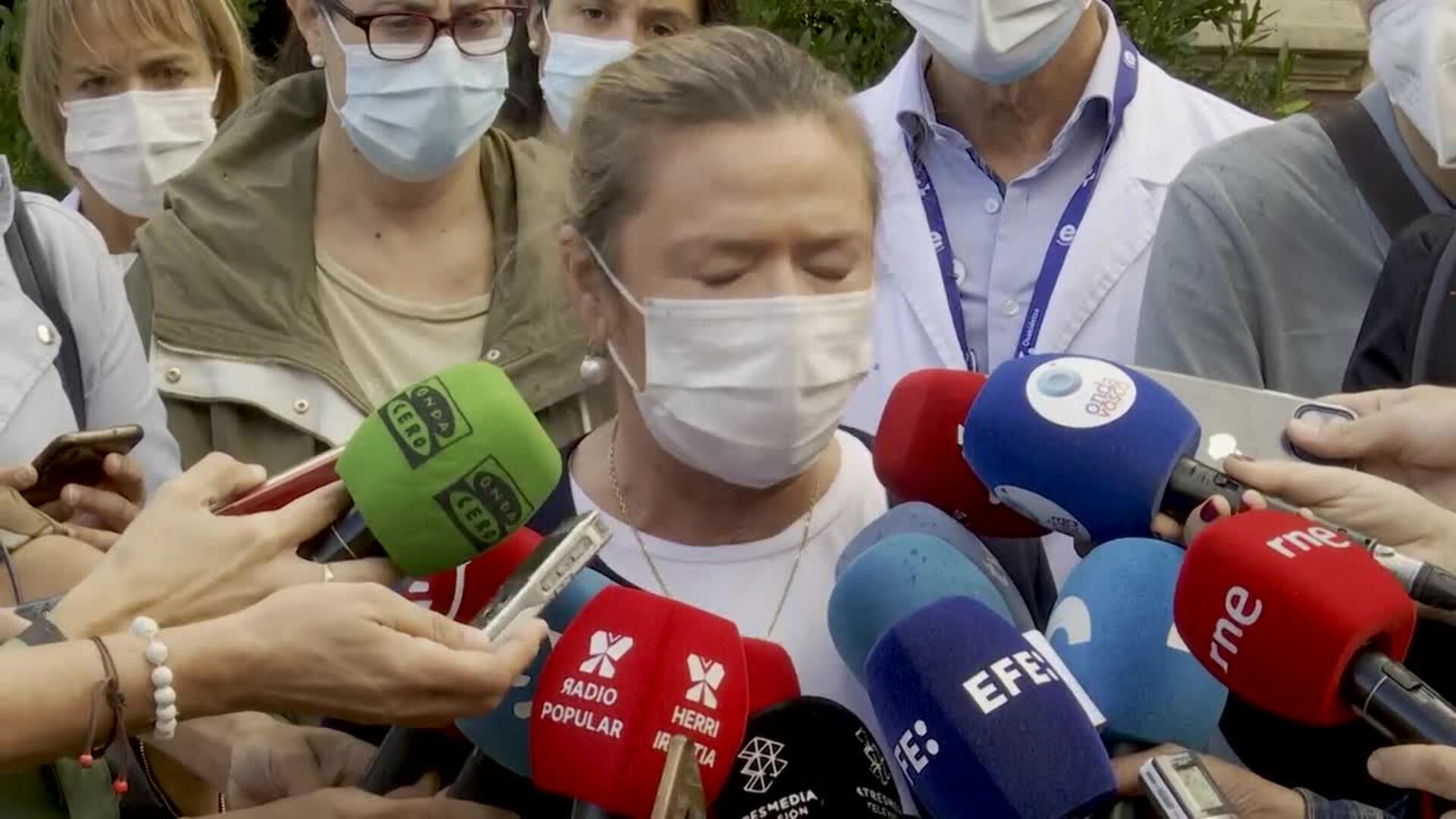 Sagardui confirma que el bebé secuestrado tiene "buena salud" y afirma que es "un hecho aislado"