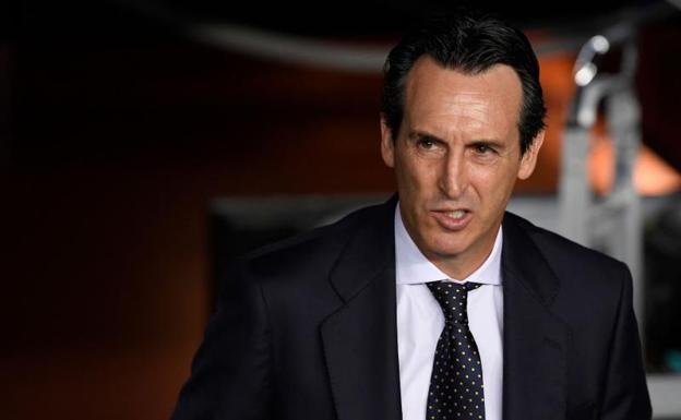 Unai Emery, todavía en su etapa al frente del Villarreal. 