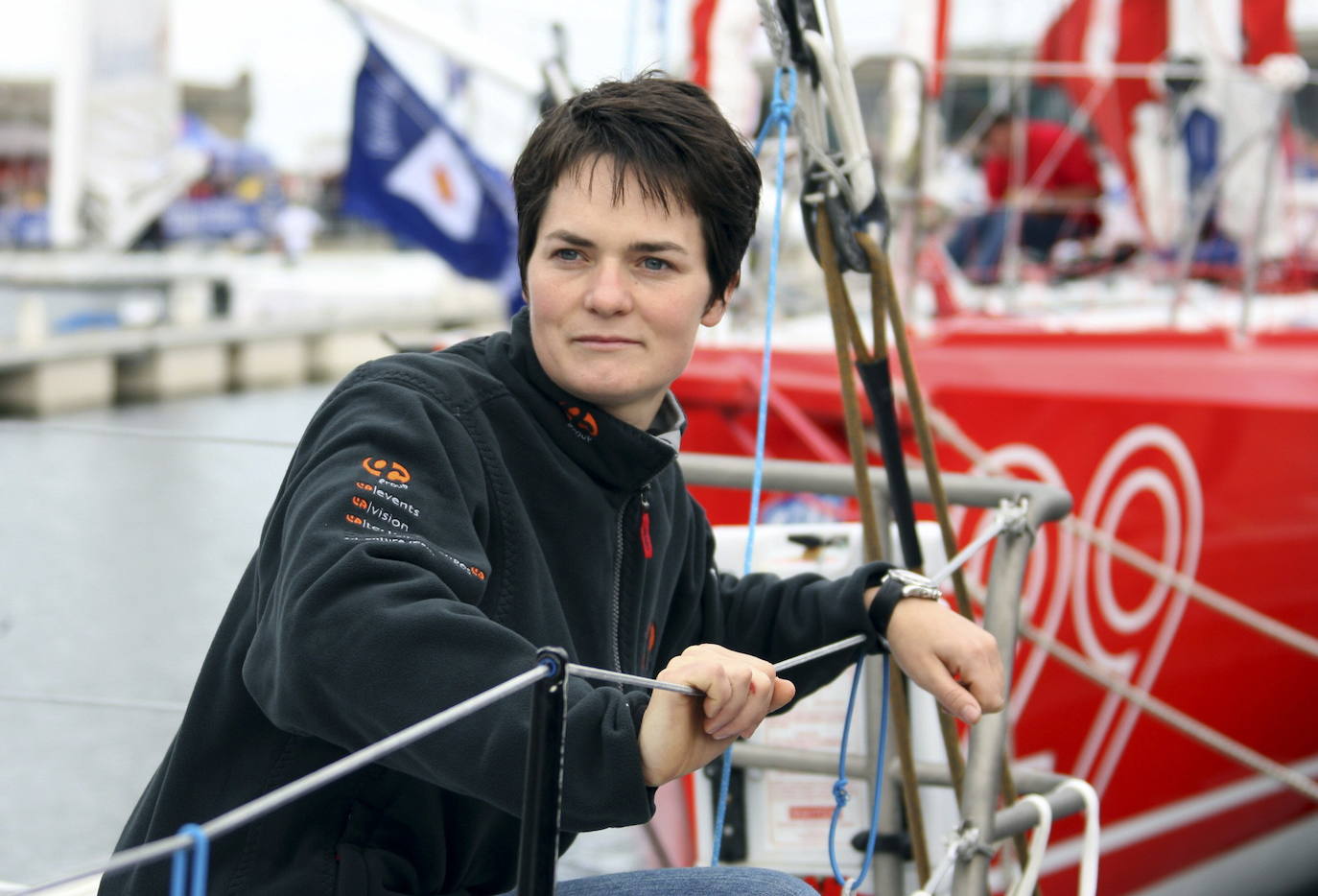 Ellen MacArthur, retratada en su etapa de regatista. 