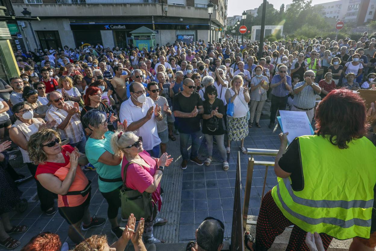 Protesta vecinal el pasado mes de junio. 