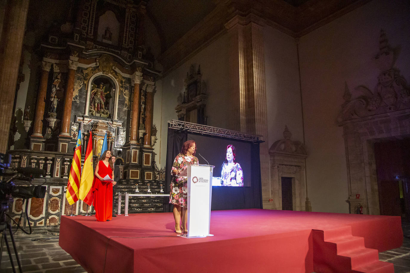 Acto de entrega de los VIII Premios a la Excelencia de Unión Profesionales de Valencia.