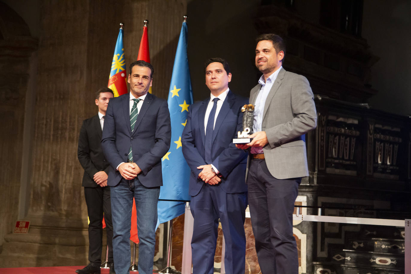 Acto de entrega de los VIII Premios a la Excelencia de Unión Profesionales de Valencia.