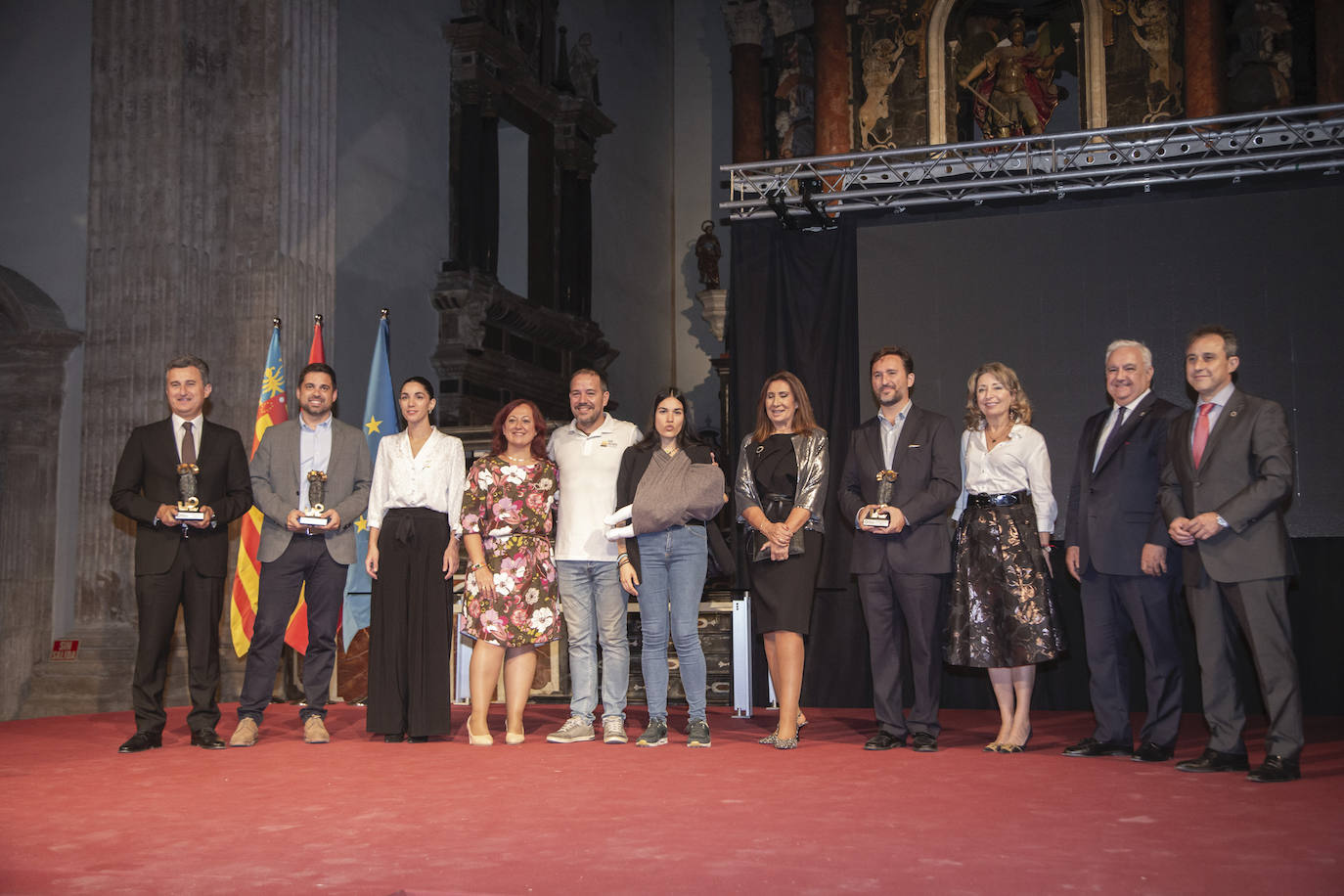 Acto de entrega de los VIII Premios a la Excelencia de Unión Profesionales de Valencia.