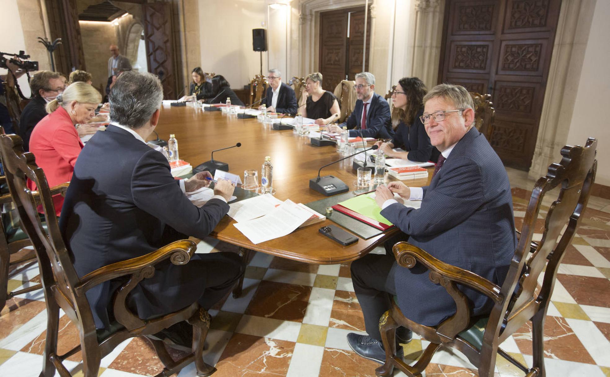 Reunión del pleno del Consell. 