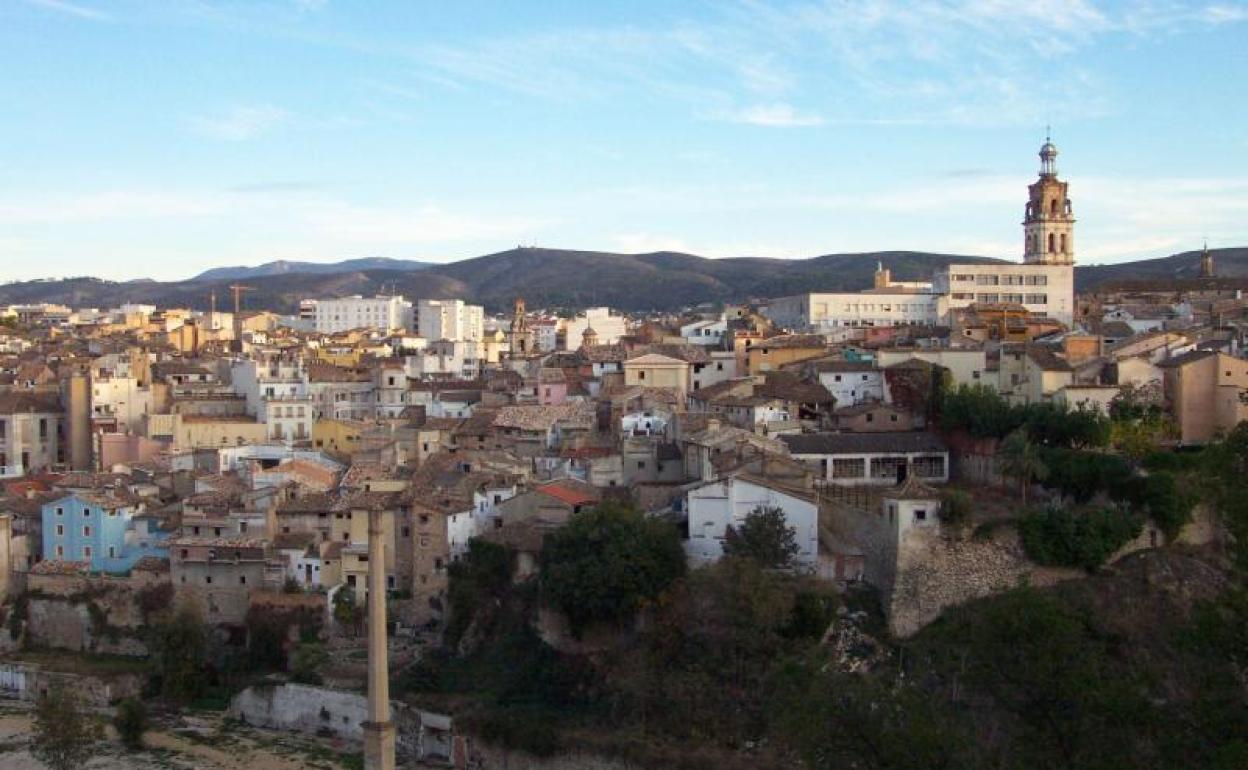 Vista general del casco urbano de Ontinyent. 