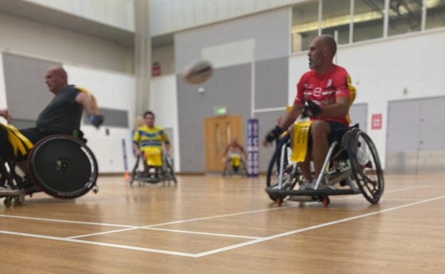 Uno de los entrenamientos del equipo español, ya en Londres 